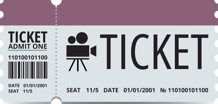 Ticket vector image