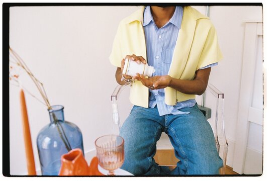 Wellness Supplement in Stylish Indoor