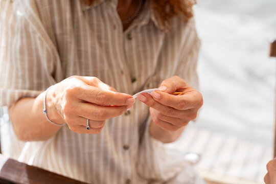 Holding Fortune Cookie