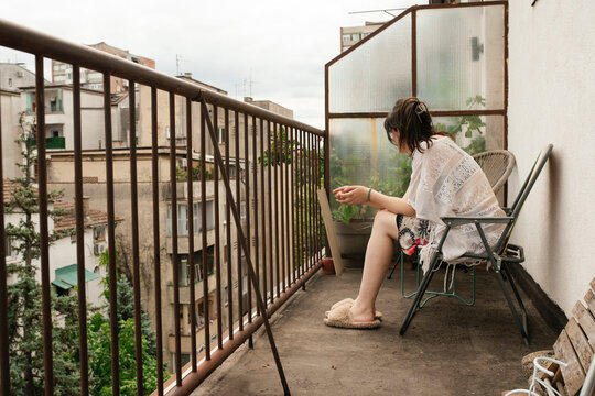Taking a break and enjoying the moment