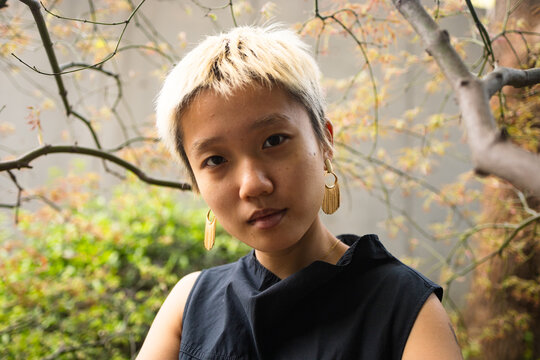 Autumn Portrait Close-Up