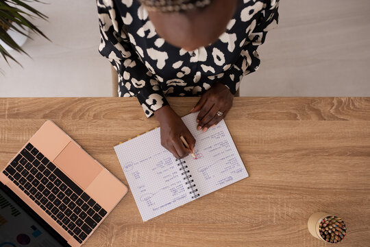 Professional financial data analyst making budget