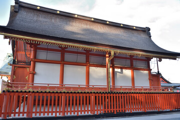 伏見稲荷大社　背面からのご本殿(京都市伏見区)