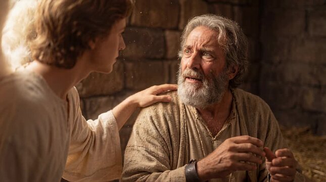 Apostle Saint Peter Rescued from Prison by an Angel