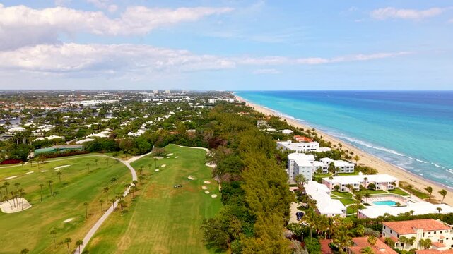 Aerial video Gulf Stream Florida 2026