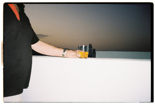 Drink at Sunset Rooftop