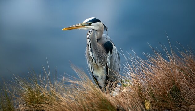 Great Ble Heron Portrait