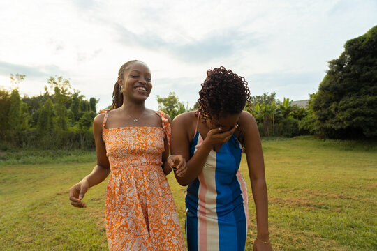 Unfiltered Laughter Between African Best Friends