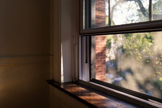 Sunny Corner of an Open Window