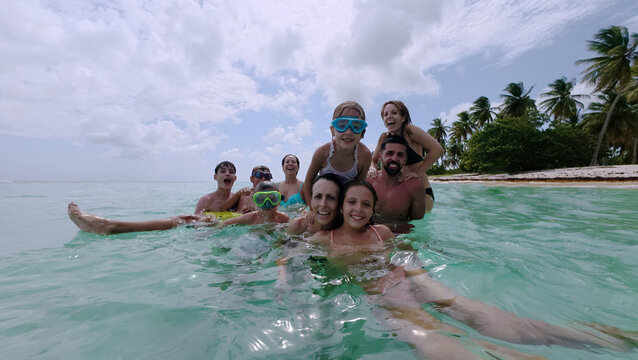 Family Beach Selfie
