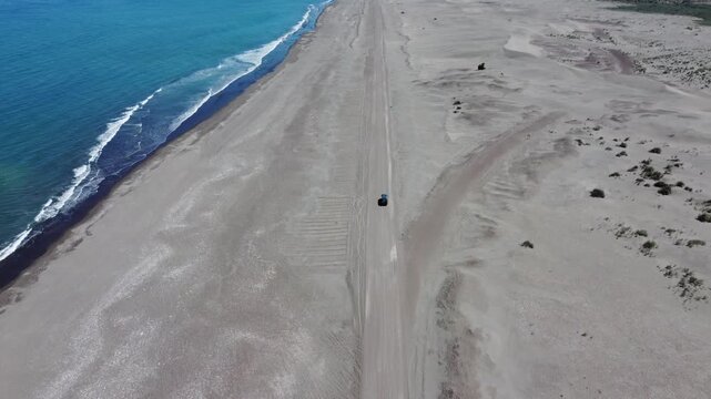 Atlantic Ocean Cliffs Between Viedma and San Antonio Este
