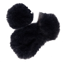 Red Ink Splash Abstract Texture on White