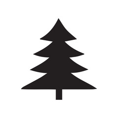 Obraz premium christmas tree vector illustration