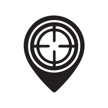 target icon on a white background