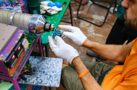 customer makes an order