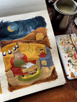 Illustration in progress