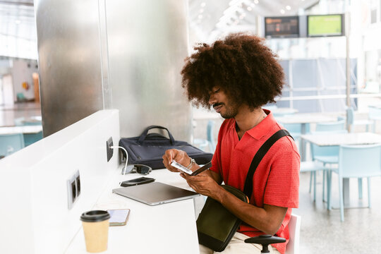 Man in airport