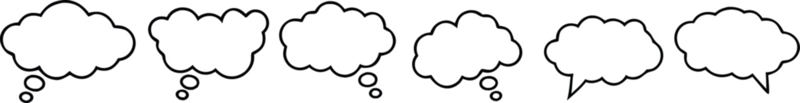 Speech bubble doodle background with hand drawn outline style. Comic inspired communication concept in seamless pattern motion. Creative backdrop ideal for messaging videos, social content, presentati