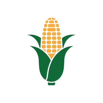 Corn cob icon isolated on transparent background