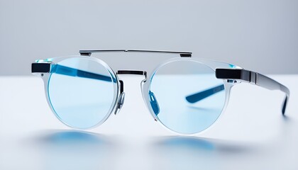 近未来と背景が見えるスマートグラス体験のARビジョン