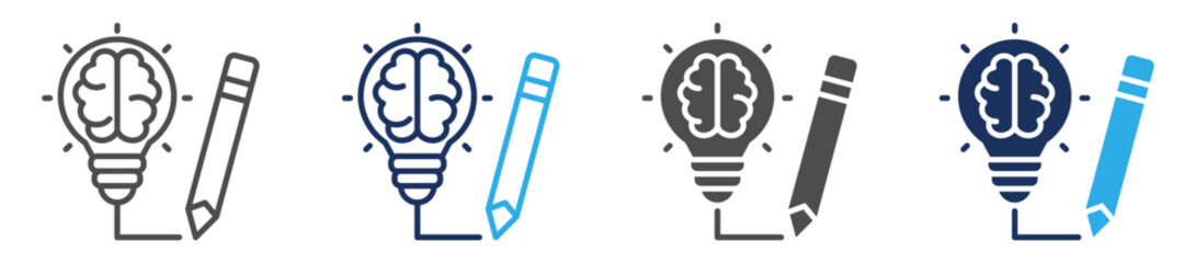 creativity icon sheet multi concept © jumiatiniqi