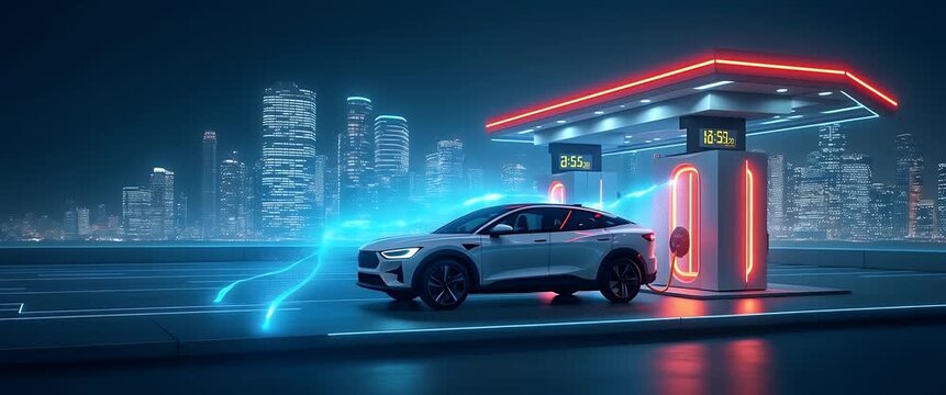 car in motion