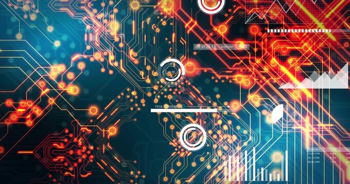 Pulsing node cluster starting waves, glowing circuit sending pulses rings filling showing data flow