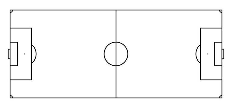 Marking Soccer Field. Top View of Grass Soccer Court Field. Stadium Pitch Background. Vector Stadium Lines Pattern. PNG Realistic Sport Ground Texture for Football and Baseball Games.