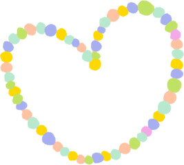 frame of colorful leaves