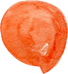 abstract watercolor element background with bubble talk