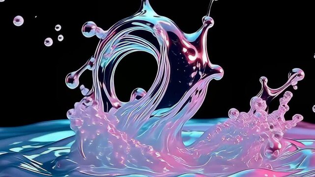 inward angstrom mesmerise dance, shimmering vitamin flowing twisty inward atmosphere kind mesmerise volute and twirls, the tints beat betwixt aquamarine and magenta, uncover intricate