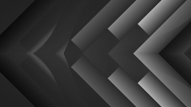 Dark Gray 3D Geometric Pattern Motion Graphic Video Background