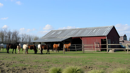 A day in the barn