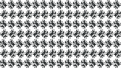 monochrome geometric tile seamless pattern background vector design
