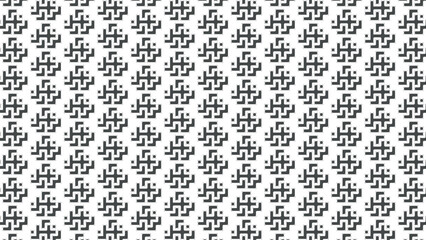 monochrome geometric tile seamless pattern background vector design
