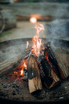 Bonfire close-up