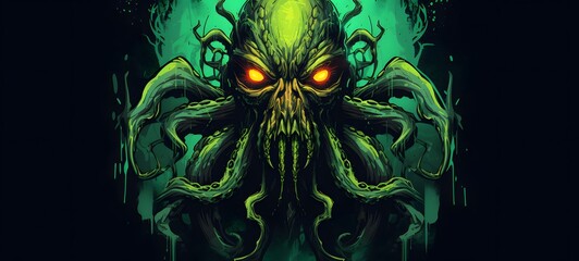 Kraken Goblin Vector Illustrationshirt Design