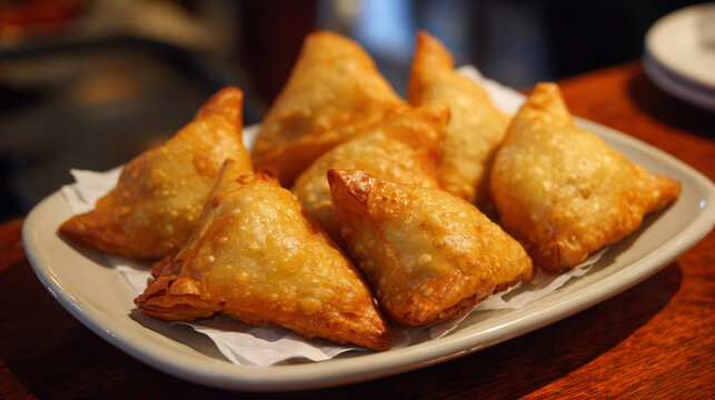 Delicious samosas