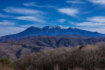 御嶽山　岐阜県 高山市 朝日町 鈴蘭高原から