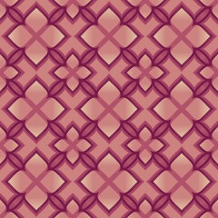 A pattern of pink squares and triangles