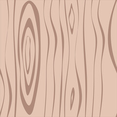 Seamless Light Brown Wood Grain Texture Background Vector Pattern