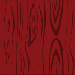 Seamless Dark Red Wood Grain Texture Background Vector Pattern