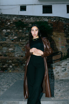 Stylish Portrait in Urban Setting
