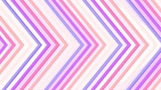 Modern Geometric V-Shape Pattern in Pink and Purple