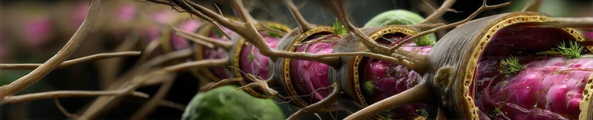 POV view through narrowing human artery with jagged crystalline deposits and yellow fat buildup toward small pinpoint of light in medical drama style.