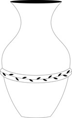 Minimalist Floral Vase Element Set