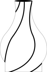 Minimalist Floral Vase Element Set