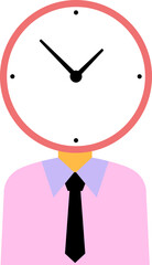Flat Time Management Icon Element Set