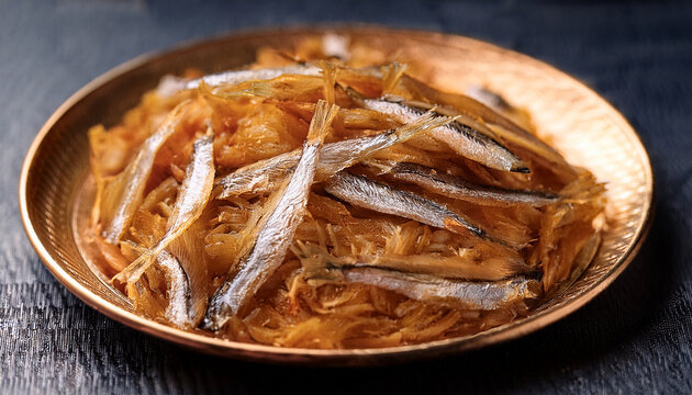 Textural Exploration Crisp Anchovy Skin Hamsili Pilav Extreme Focus Seafood Detail