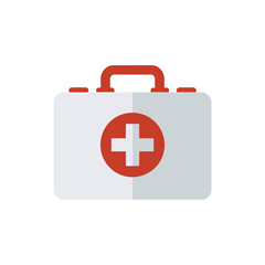 Obraz premium First Aid Kit construction icon. Building and engineering equipment